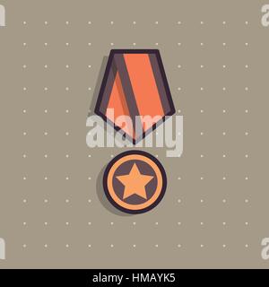Icon of public commemorative award medal Stock Vector Image & Art - Alamy