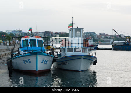 Nessebar, Bulgaria - JUNE 20, 2016: streets of the old town of Nessebar is a place of pilgrimage for hundreds of tourists for sightseeing. Stock Photo