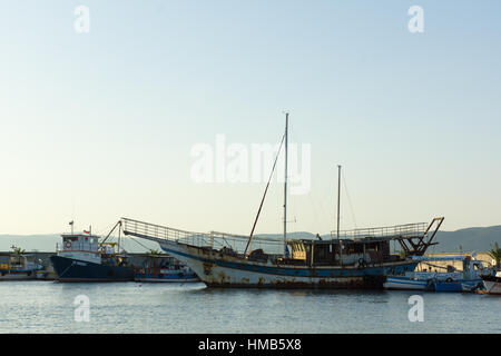 Nessebar, Bulgaria - JUNE 20, 2016: streets of the old town of Nessebar is a place of pilgrimage for hundreds of tourists for sightseeing. Stock Photo