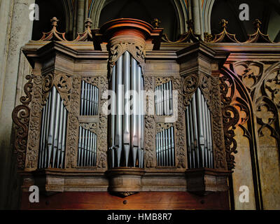 Organ pipes in Cologne Cathedral, Germany Stock Photo: 172201106 - Alamy