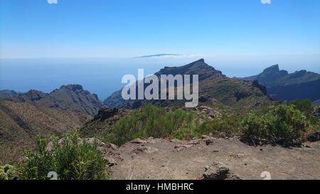 view over landscape of tenerife Stock Photo