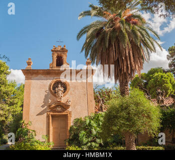 The Villa Palagonia is a patrician villa in Bagheria, 15 km from Palermo, in Sicily, southern Italy. Stock Photo