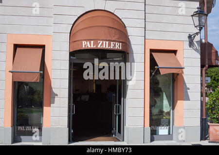 MUGELLO, ITALY - SEPTEMBER 11, 2014: Facade of Pal Zilery store in McArthurGlen Designer Outlet Barberino situated close to Florence. Pal Zilery is an Stock Photo