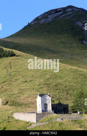 Stations of the Cross. Shrine of Our Lady of la Salette. La Salette-Fallavaux. France. Stock Photo