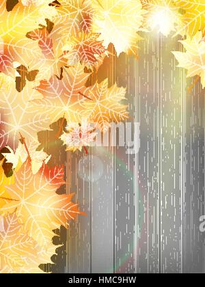 Autumn background with maple leaves. plus EPS10 vector file Stock ...