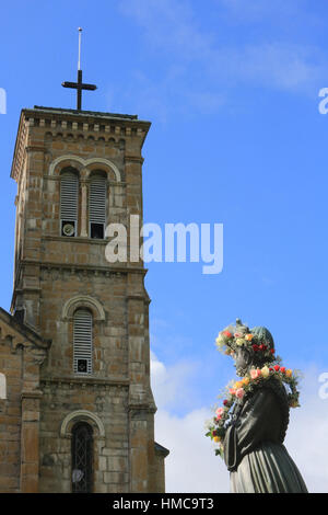 Our Lady of la Salette. Shrine of Our Lady of la Salette. Stock Photo