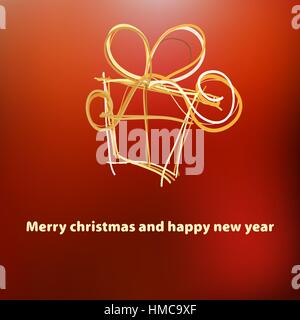 Christmas card template design.  + EPS8 vector file Stock Vector