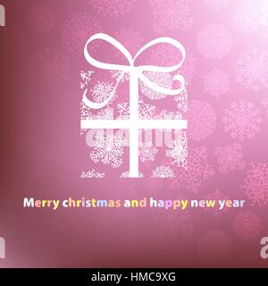 Christmas card template design.  + EPS8 vector file Stock Vector