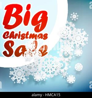 Christmas sale design template. + EPS10 vector file Stock Vector