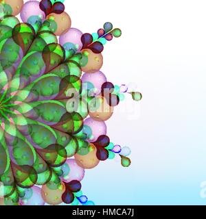 Abstract colourful background with swirl waves.+ EPS10 vector file Stock Vector