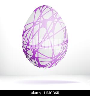 Egg isolated on white background.  + EPS8 vector file Stock Vector
