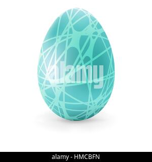 Easter color Egg with lines.  + EPS8 vector file Stock Vector