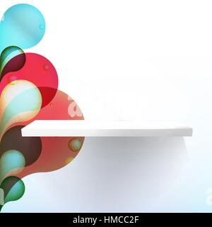 White shelves vector. + EPS10 vector file Stock Vector