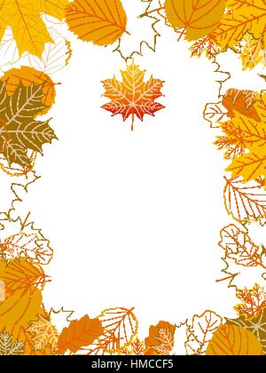 Autumn background with maple leaves. plus EPS10 vector file Stock ...