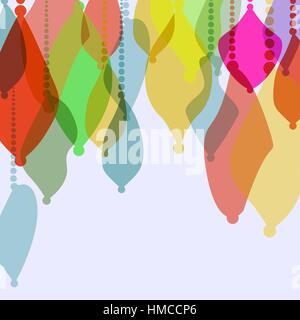 Colorful retro Christmas ornaments.  + EPS8 vector file Stock Vector