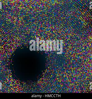 Creative color abstract art circles design. EPS 10 Stock Vector