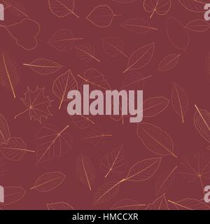 Seamless color leaves pattern. plus EPS10 vector file Stock Vector ...