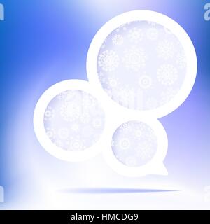 Christmas vintage bubble with baubles and copyspace.  + EPS8 vector file Stock Vector