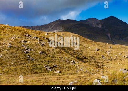 Beinn Eighe from Glen Torridon, Wester Ross, Highland Region, Scotland, UK Stock Photo