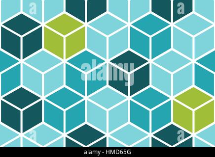 Abstract seamless cube pattern Stock Vector