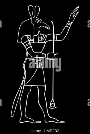 God of Ancient Egypt - Set - Seth - vector Stock Vector Image & Art - Alamy