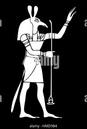 Egyptian gods silhouette set Stock Vector Image & Art - Alamy