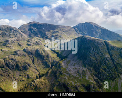 Scafell Pike and Scafell in the Lake District, UK Stock Photo