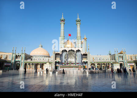 Hezrat-e Masumeh, Holy Shrine, Qom, Iran Stock Photo