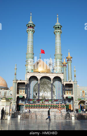 Hezrat-e Masumeh, Holy Shrine, Qom, Iran Stock Photo