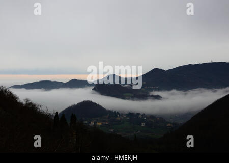 View of Castelnuovo in Colli Euganei Padova Veneto Italy Stock Photo