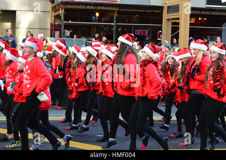 Chicago, Illinois - USA - November 24, 2016: American tap dance Stock Photo