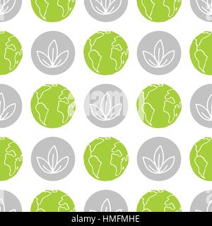 World Wildlife Day seamless pattern Stock Vector