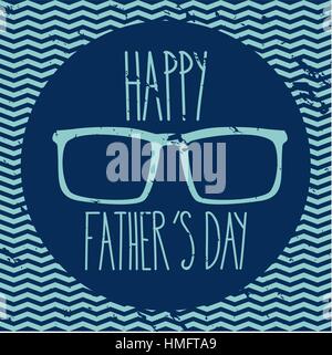 Happy Father's day card full vector elements Stock Vector