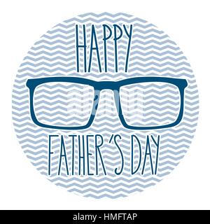 Happy Father's day card full vector elements Stock Vector