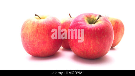 Apples on a white background Stock Photo