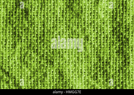 Coarse woven cotton cloth fabric olive green color Stock Photo