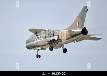Hellenic Air Force A-7E/TA-7C Corsair ll Stock Photo