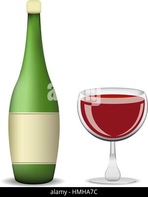 champagne set Stock Vector