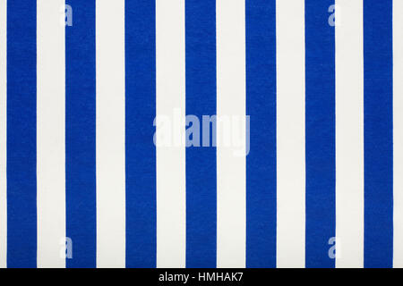Blue and white striped fabric background Stock Photo