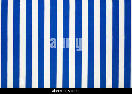 Blue and white striped fabric, high resolution background Stock Photo