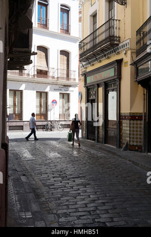 The oldest tapas bar in Spain - El Rinconcillo Seville,Andalucia,Andalusia, Spain Stock Photo