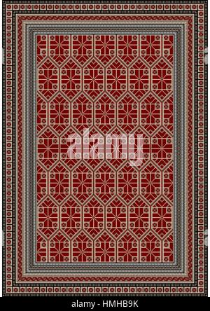 Luxury motley ethnic carpet with vintage ornament and blue in the ...