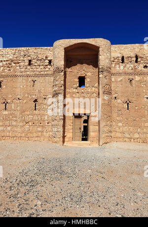 Qasr Kharana, Qasr al-Harrana, Qasr al-Kharanah, Kharaneh or Hraneh, one of the best-known of the desert castles located in eastern Jordan Stock Photo