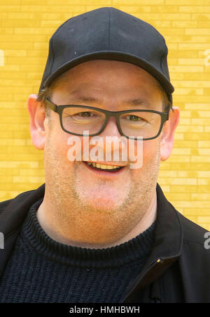 Jan 28, 2017  - Johnny Vegas attending 'The Lego Batman Movie' Film Premiere, Empire Cineworld, Leicester Square in London, England, UK Stock Photo