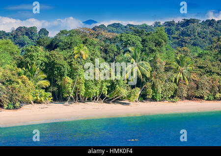 Beach, Manuel Antonio National Park, Quepos, Costa Rica Stock Photo