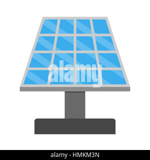 Solar panel vector. Electricity energy renewable, solar alternative generator illustration Stock Photo