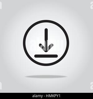 download icon,vector illustration Stock Vector