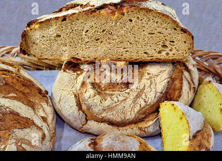 Traditional farmers bread Stock Photo