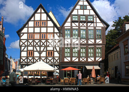 Fachwerk houses in Erfurt, Germany Stock Photo