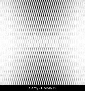 Halftone dots pattern. Dotted gradient background with fade effect. Black circles on white. Horizontally seamless. Vector illustration in EPS8. Stock Vector